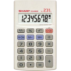 Sharp EL231LB 8D Basic Calculator